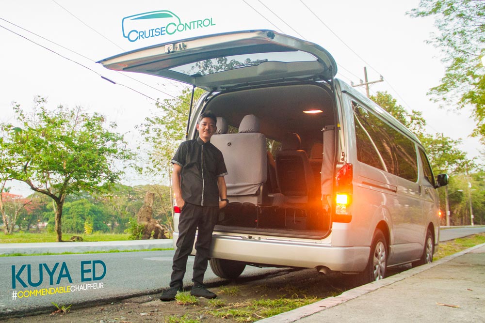 Kuya Ed, our Lead Chauffeur of the Cruise Control Fleet